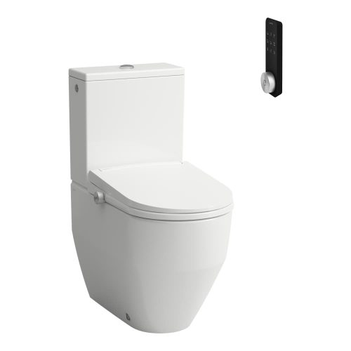 Laufen Pro álló monoblokkos wc és CLEANET SIT ülőke kombináció H602890000S002, rimless