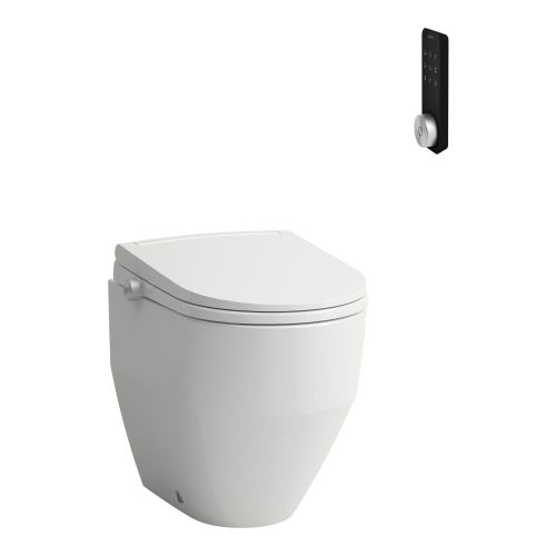 Laufen Pro álló wc és CLEANET SIT ülőke kombináció H603890000S002, rimless
