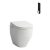 Laufen Pro álló wc és CLEANET SIT ülőke kombináció H603890000S002, rimless