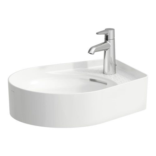 Laufen Val mosdótál pultra építéshez H8122817571041, 50 cm, matt fehér