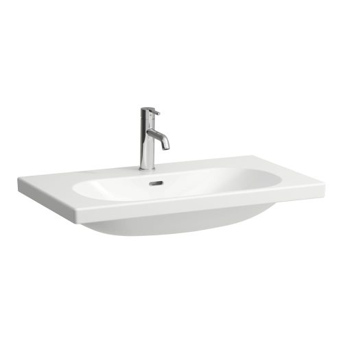 Laufen Lua mosdó, csiszolt aljú, pultba építéshez H8160870001041, 80 cm