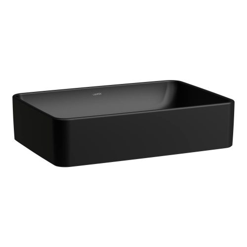 Laufen mosdótál H8169447161121, 55 cm, szögletes, matt fekete
