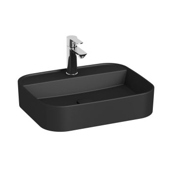   Jika ASTRA H8183627161111 MOSDÓTÁL, 50 CM, TÉGLALAP  ALAKÚ, MATT FEKETE