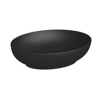   Jika ASTRA H8183647161121 MOSDÓTÁL, 52 CM, OVÁLIS ALAKÚ, MATT FEKETE