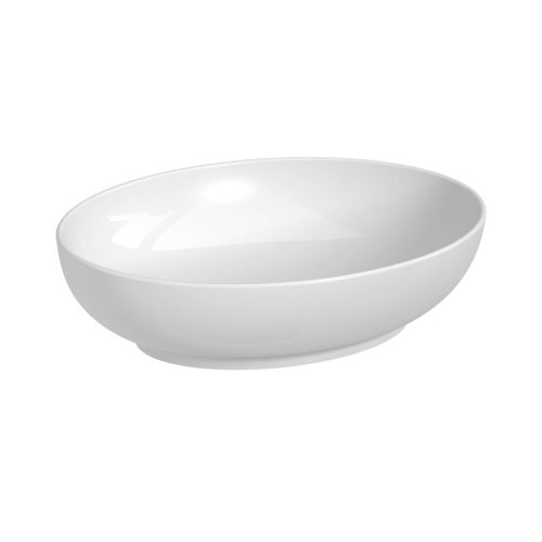 Jika ASTRA H8183647571121 MOSDÓTÁL, 52 CM, OVÁLIS ALAKÚ, MATT FEHÉR
