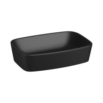   Jika LYRA PLUS H8183837161121 MOSDÓTÁL, 55 CM, TÉGLALAP ALAKÚ, MATT FEKETE 