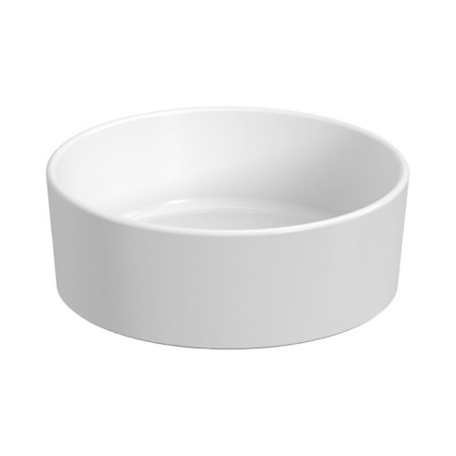 Jika CUBITO PURE H8184207571121 MOSDÓTÁL, 40 CM, KÖR  ALAKÚ, MATT FEHÉR