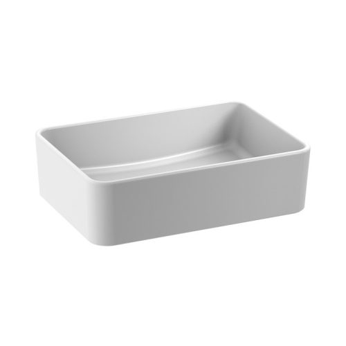 Jika CUBITO PURE H8184230001121 MOSDÓTÁL, 50 CM, TÉGLALAP ALAKÚ, FEHÉR