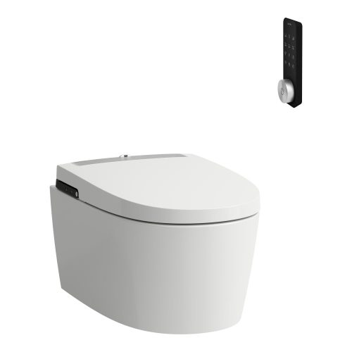 Laufen CLEANET ALVIA bidéfunkciós fali wc csomag H821160400000P, rimless, silent flush