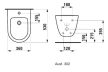 Laufen Pro fali bidet H8309520003021