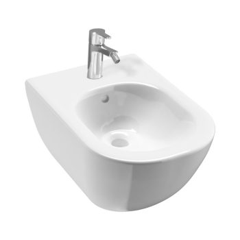   Jika Mio H8317120003021 Fali bidé, nyitott csaplyukkal, látszó vagy rejtett  vízbevezetéshez
