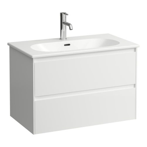 Laufen Lani vékony mosdó és alsószekrény kombináció H8600872601041, 80 cm, több színben