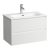Laufen Lani vékony mosdó és alsószekrény kombináció H8600872601041, 80 cm, több színben