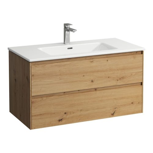Laufen Pro S vékony mosdó és alsószekrény kombináció H8649672671041, 100 cm