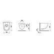 Laufen Pro fali wc szett H8669550000001, rimless, kompakt