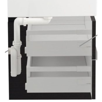   Laufen H8942500000001 Helytakarékos mosdószifon, fehér műanyag