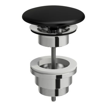   Laufen H8981847160001 Lefolyószelep, nem zárható, porcelán, matt fekete