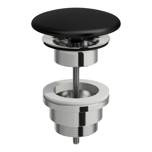 Laufen H8981847160001 Lefolyószelep, nem zárható, porcelán, matt fekete