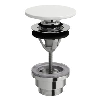   Laufen H8981920000001 Lefolyószelep, zárható, Click-clack, porcelán fényes fehér