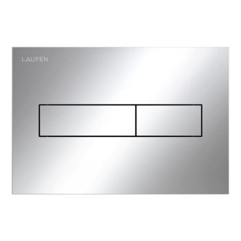   Laufen H9001110040001 INEO HORIZON öblítő nyomólap, kettős öblítéshez, fényes króm