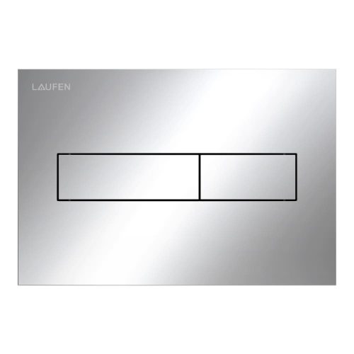 Laufen H9001110040001 INEO HORIZON öblítő nyomólap, kettős öblítéshez, fényes króm
