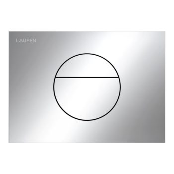   Laufen H9001120040001 INEO SUNRISE öblítő nyomólap, kettős öblítéshez, fényes króm