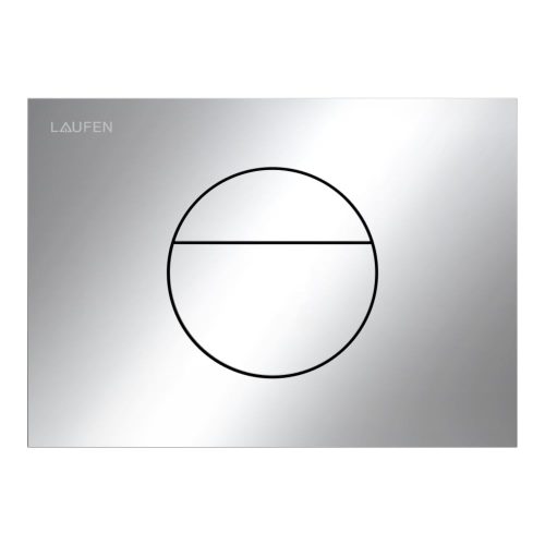 Laufen H9001120040001 INEO SUNRISE öblítő nyomólap, kettős öblítéshez, fényes króm