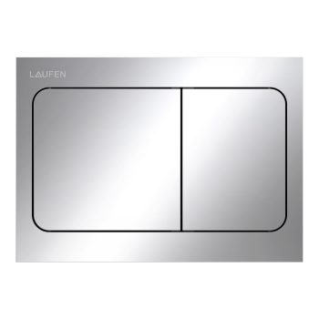  Laufen H9001130040001 INEO AIR öblítő nyomólap, kettős öblítéshez, fényes króm