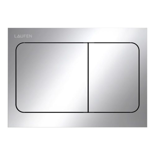 Laufen H9001130040001 INEO AIR öblítő nyomólap, kettős öblítéshez, fényes króm
