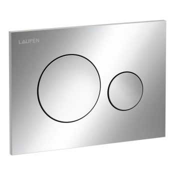   Laufen H9001140040001 INEO MOON öblítő nyomólap, kettős öblítéshez, fényes króm