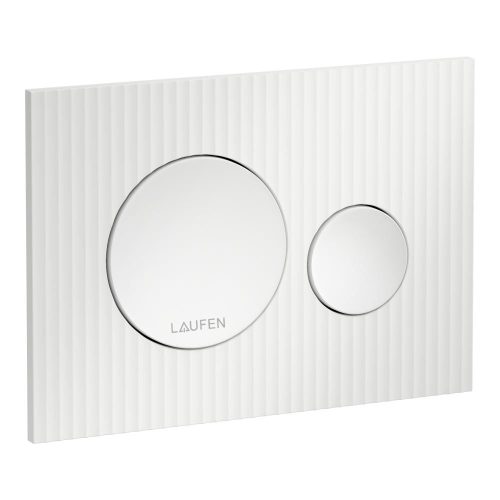 Laufen H9001160000001 INEO MOONDANCE öblítő nyomólap, kettős öblítéshez, fényes fehér