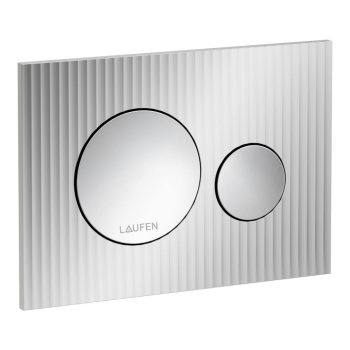   Laufen H9001160040001 INEO MOONDANCE öblítő nyomólap, kettős öblítéshez, fényes króm