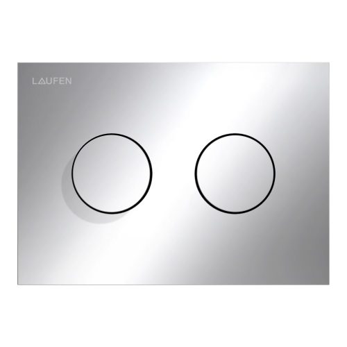 Laufen H9001170040001 INEO GROOVE öblítő nyomólap, kettős öblítéshez, fényes króm