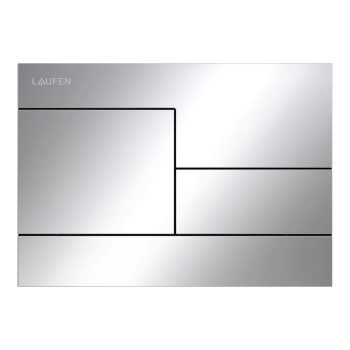   Laufen H9001180040001 INEO SKYLINE öblítő nyomólap, kettős öblítéshez, fényes króm