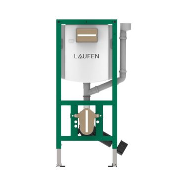   Laufen H9201180000001 INEO INEOLINK falba épített keret öblítőtartállyal, fali WC-khez, szagelszívó csatlakozással