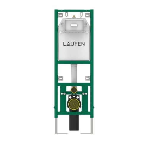 Laufen H9201190000001 INEO INEOLINK falba épített keret öblítőtartállyal, fali WC-khez, sarokba