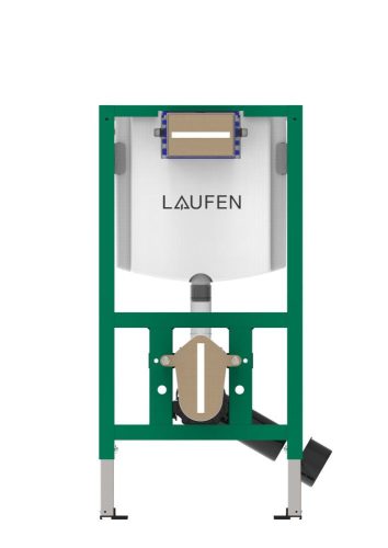 Laufen H9271040000001 INEO INEOLINK falba épített keret öblítőtartállyal, fali WC-khez, csökkentett magassággal 980 mm