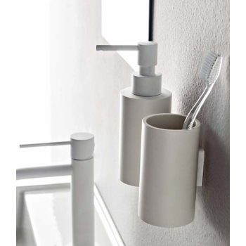 3MM Tag fali pohár, matt fehér színben