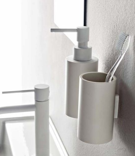 3MM Tag fali pohár, matt fehér színben