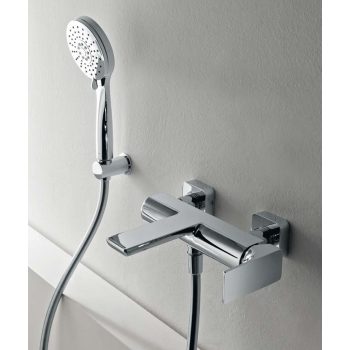 3MM Hask kád csaptelep, zuhanyszettel, króm