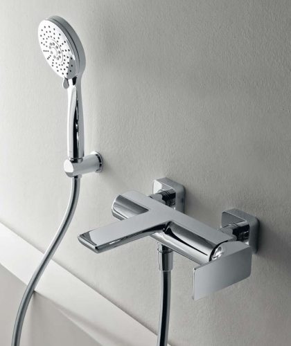 3MM Hask kád csaptelep, zuhanyszettel, króm