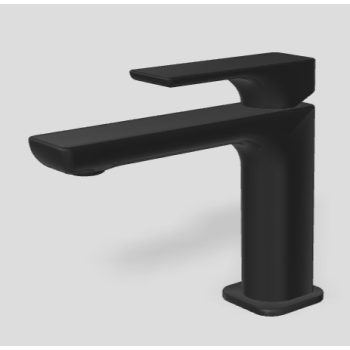   3MM Hask mosdó csaptelep, 146 mm magas, matt fehér, fekete vagy nikkel színben