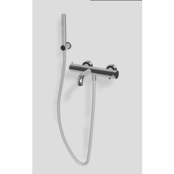 3MM Up+ fali kád csaptelep, zuhanyszettel, króm színben