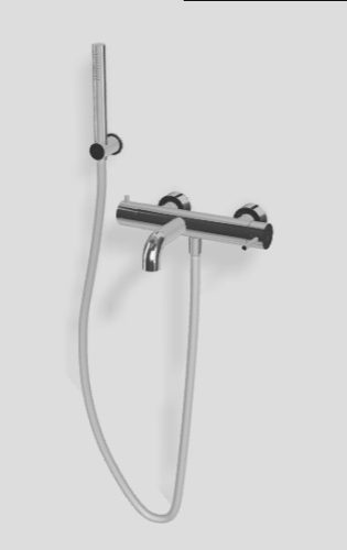 3MM Up+ fali kád csaptelep, zuhanyszettel, króm színben