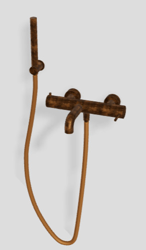 3MM Up+ fali kád csaptelep, zuhanyszettel, különleges színekben