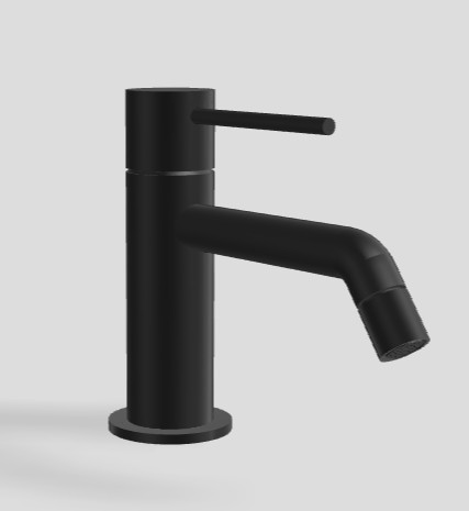 3MM Up+ mosdó csaptelep, 136 mm magas, matt fehér, fekete vagy nikkel színben