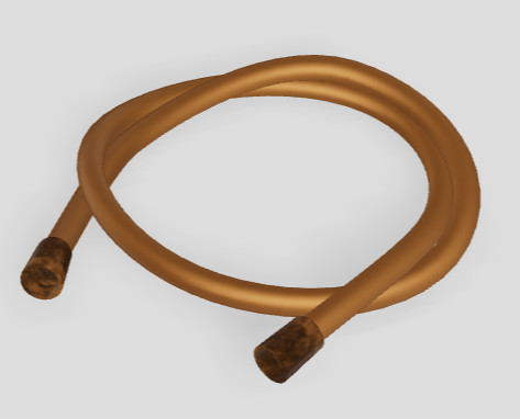 3MM Hask zuhanycső, 150 cm, különleges színekben