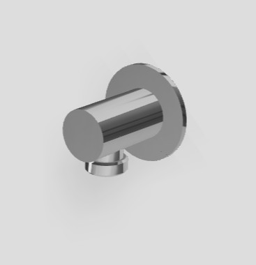 3MM Hask fali csatlakozó, króm