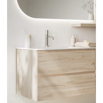   Arbi Ho.me plus alsószekrény porcelán mosdóval, 2 fiókos, 95 cm, több színben