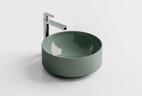 Arbi Smart 38 mosdótál R009C, 38 cm, kerek, fényes porcelán, több színben
